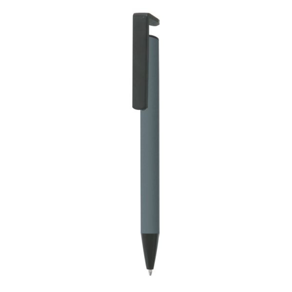 MB-5370 Telefon Tutuculu Rubber Metal Promosyon Kalem