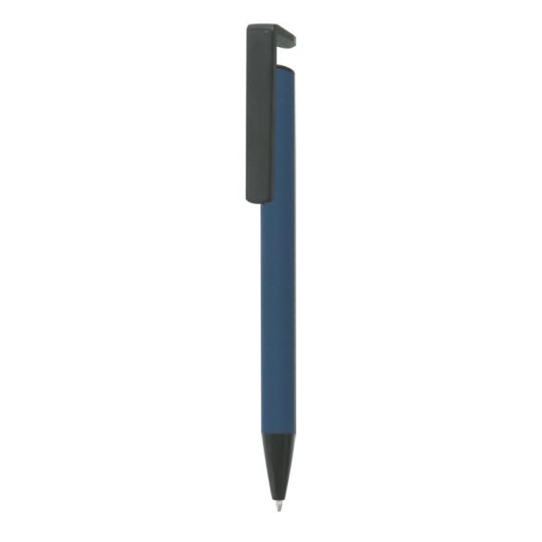 MB-5370 farklı renk seçeneklerine sahip telefon tutuculu rubber metal promosyon kalem