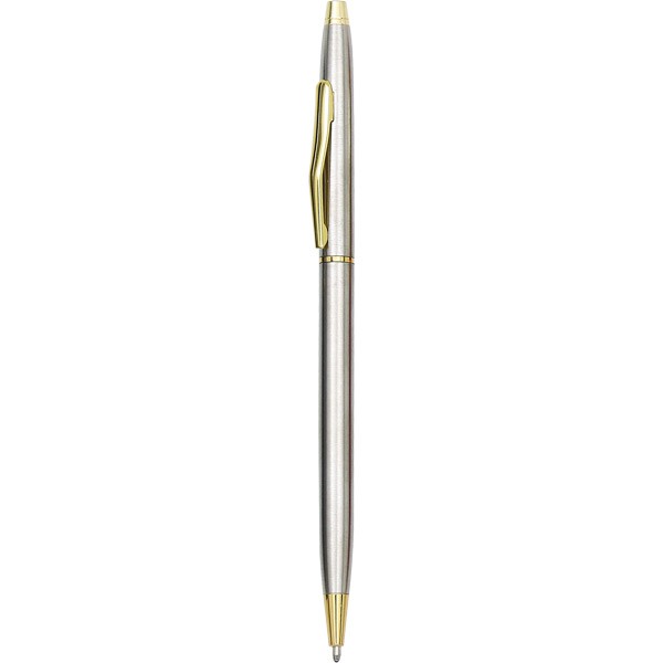 MB-5400 farklı renk seçeneklerine sahip logo baskılı çevirmeli metal promosyon kalem