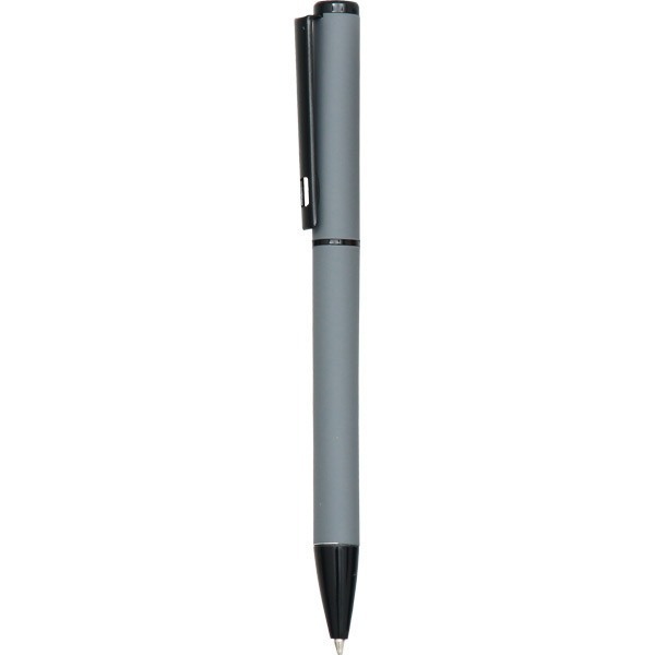 MB-5430 rubber gövdeli logo baskılı metal promosyon kalem