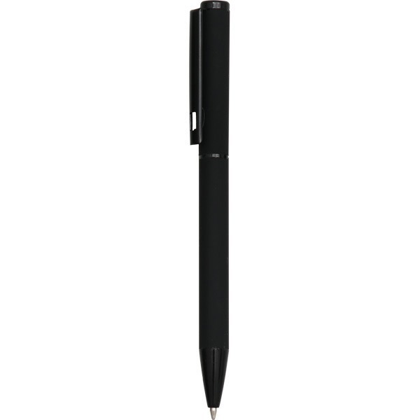 MB-5430 rubber gövdeli logo baskılı metal promosyon kalem